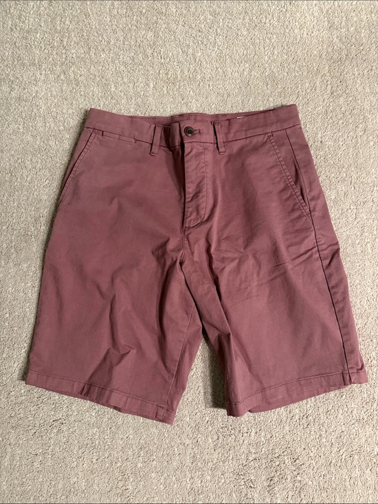 Other - Men's Flat Front Cotton Shorts in Dusty Rose
